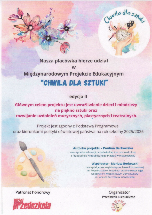 Międzynarodowy projekt edukacyjny 2025/2026