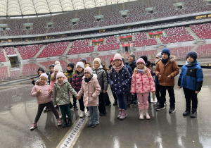 Wyszliśmy na stadion.