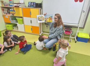 Czytanie z Gościem, wizyta Mamy Frania
